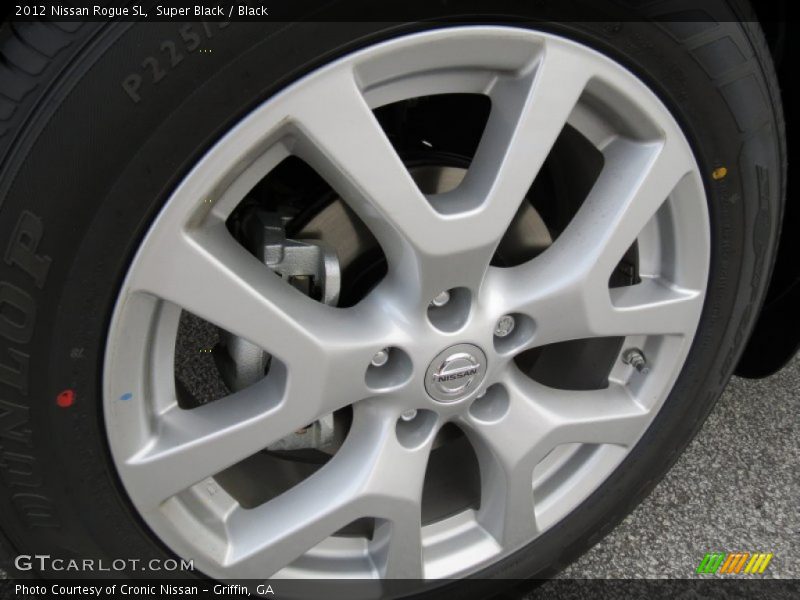 Super Black / Black 2012 Nissan Rogue SL