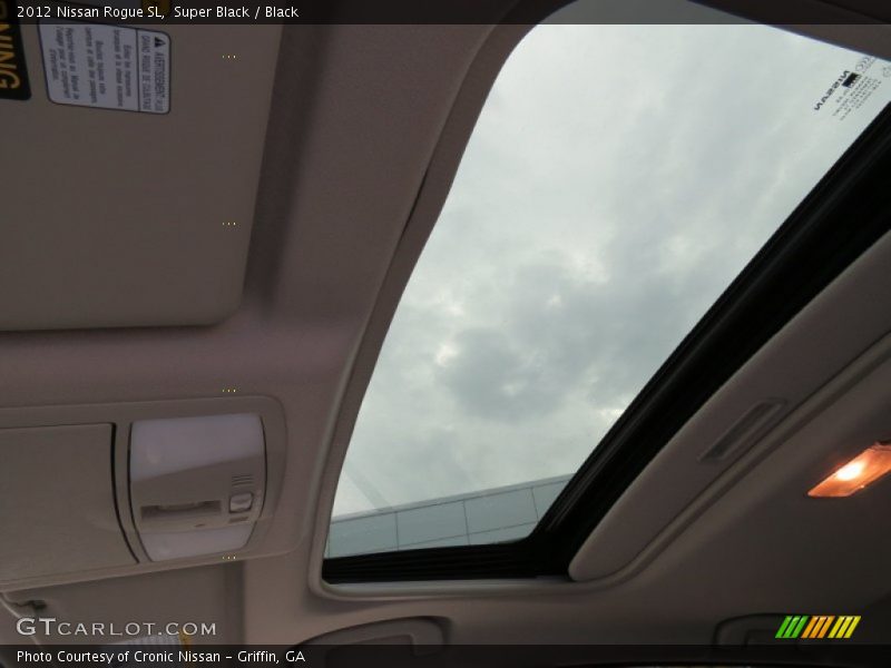 Super Black / Black 2012 Nissan Rogue SL