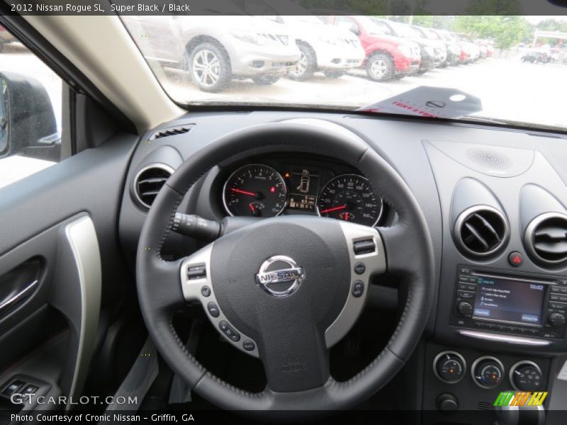 Super Black / Black 2012 Nissan Rogue SL