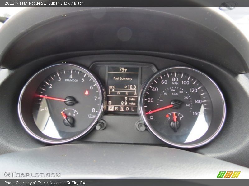 Super Black / Black 2012 Nissan Rogue SL