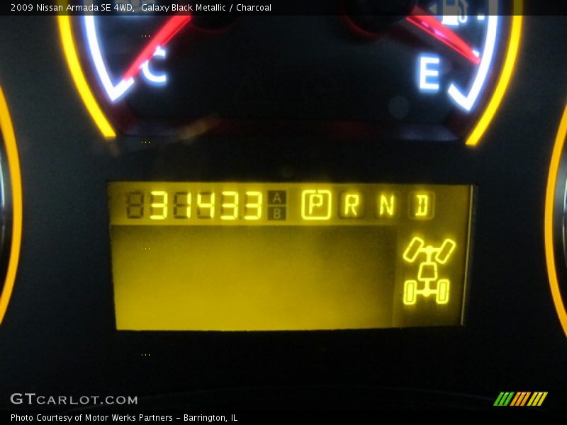 Galaxy Black Metallic / Charcoal 2009 Nissan Armada SE 4WD