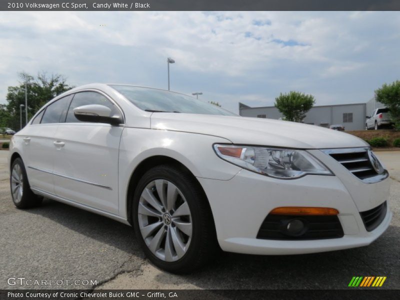 Candy White / Black 2010 Volkswagen CC Sport