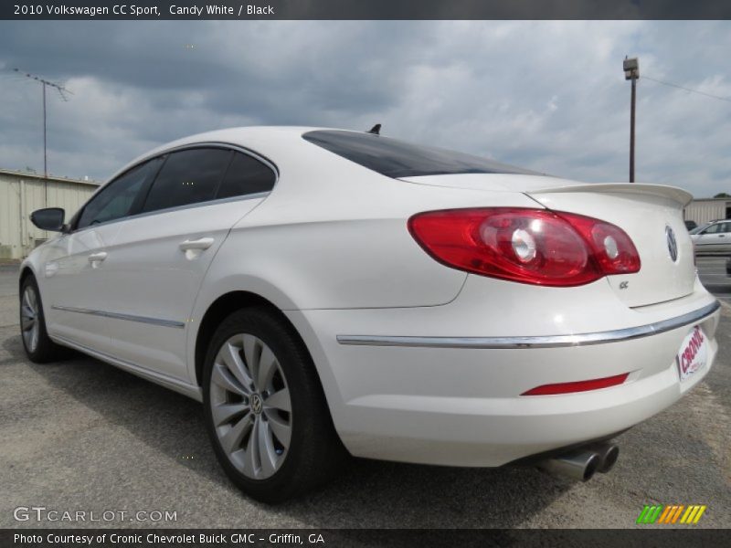 Candy White / Black 2010 Volkswagen CC Sport