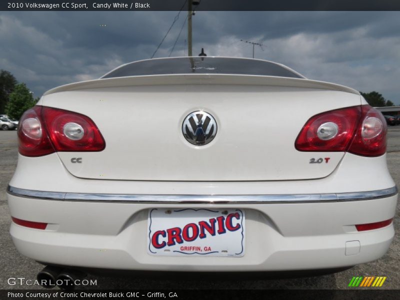 Candy White / Black 2010 Volkswagen CC Sport