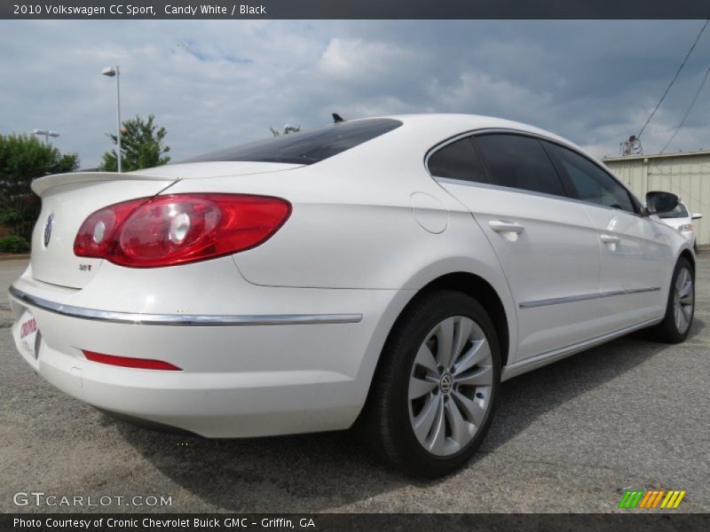 Candy White / Black 2010 Volkswagen CC Sport
