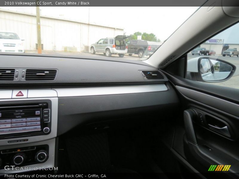 Candy White / Black 2010 Volkswagen CC Sport