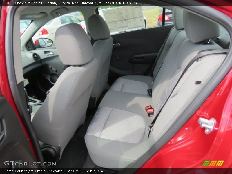 Crystal Red Tintcoat / Jet Black/Dark Titanium 2012 Chevrolet Sonic LS Sedan