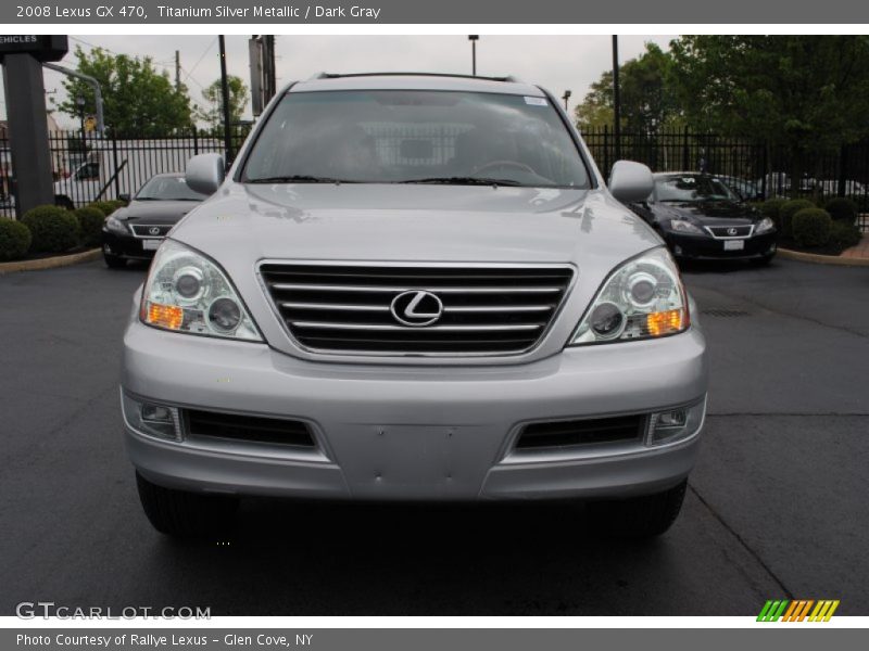Titanium Silver Metallic / Dark Gray 2008 Lexus GX 470