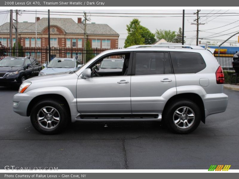 Titanium Silver Metallic / Dark Gray 2008 Lexus GX 470