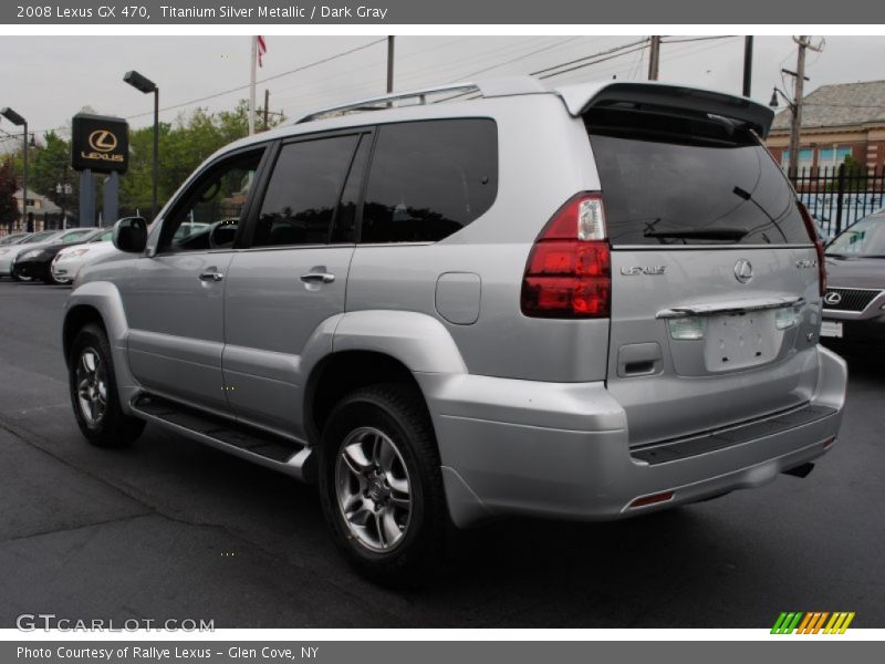 Titanium Silver Metallic / Dark Gray 2008 Lexus GX 470