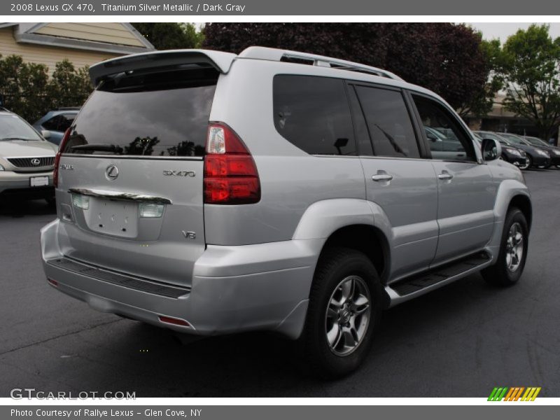 Titanium Silver Metallic / Dark Gray 2008 Lexus GX 470