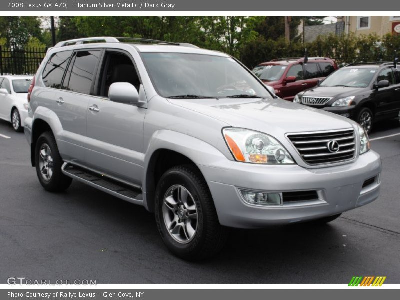 Titanium Silver Metallic / Dark Gray 2008 Lexus GX 470