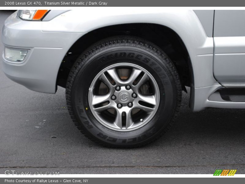 Titanium Silver Metallic / Dark Gray 2008 Lexus GX 470