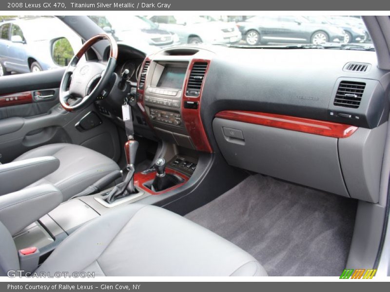 Titanium Silver Metallic / Dark Gray 2008 Lexus GX 470
