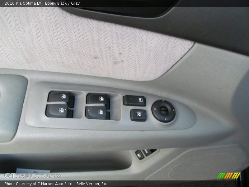 Ebony Black / Gray 2010 Kia Optima LX