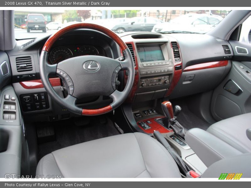 Titanium Silver Metallic / Dark Gray 2008 Lexus GX 470