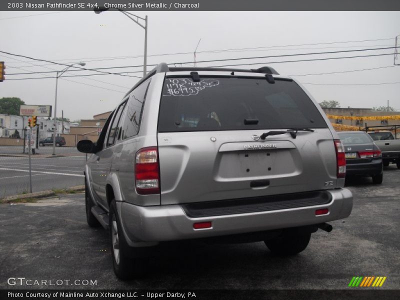 Chrome Silver Metallic / Charcoal 2003 Nissan Pathfinder SE 4x4