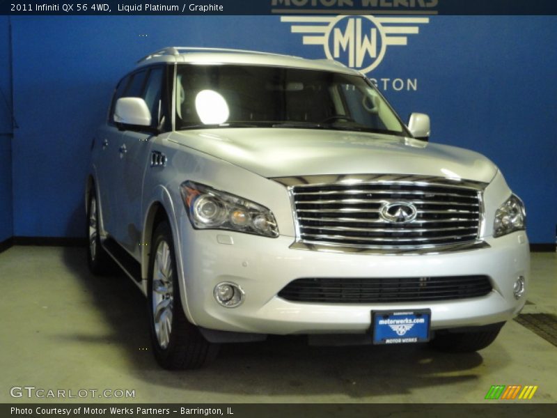 Liquid Platinum / Graphite 2011 Infiniti QX 56 4WD