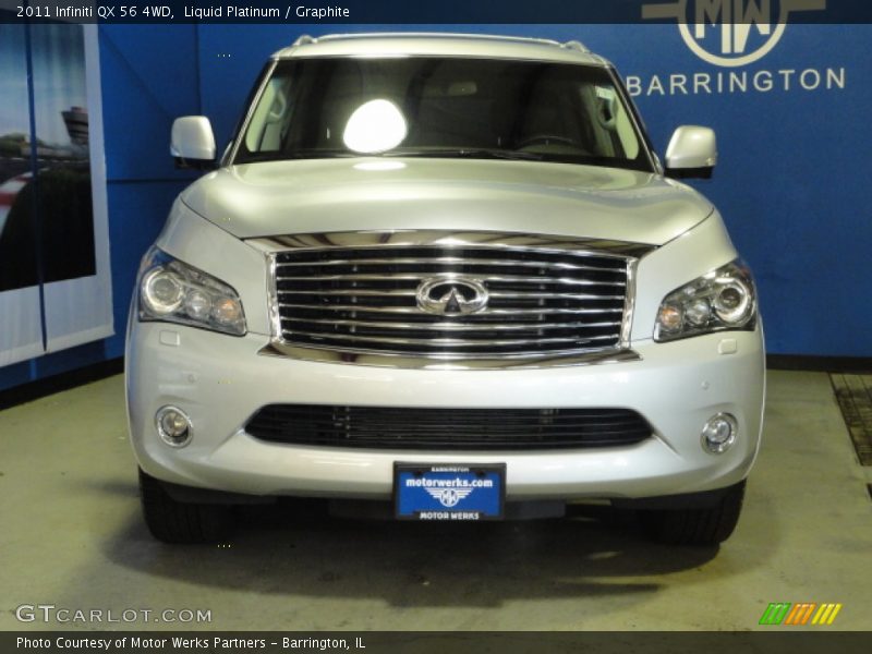 Liquid Platinum / Graphite 2011 Infiniti QX 56 4WD
