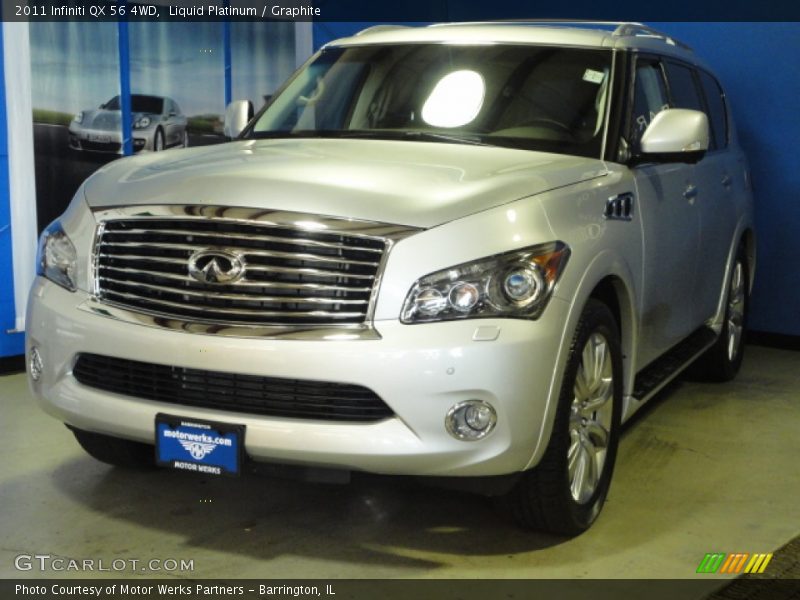 Liquid Platinum / Graphite 2011 Infiniti QX 56 4WD