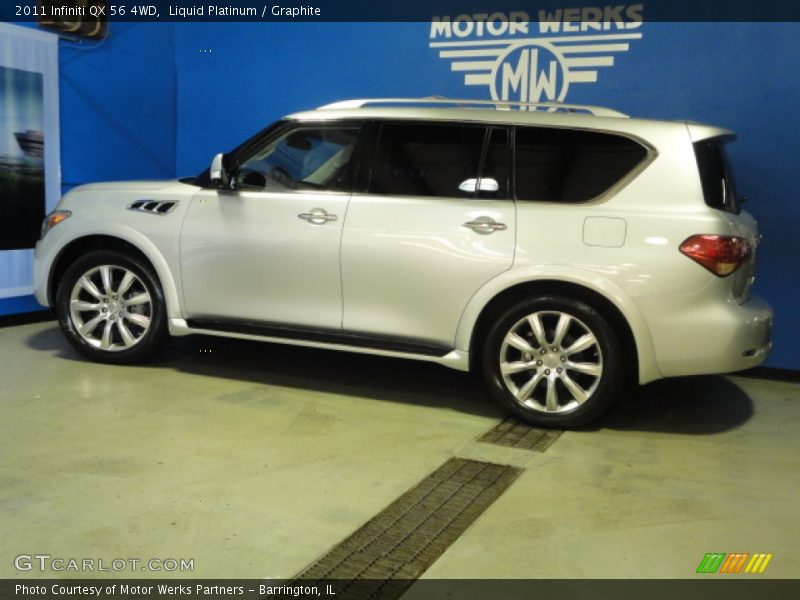 Liquid Platinum / Graphite 2011 Infiniti QX 56 4WD