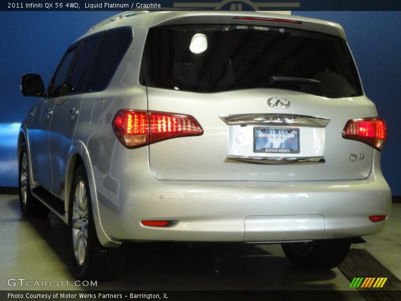 Liquid Platinum / Graphite 2011 Infiniti QX 56 4WD
