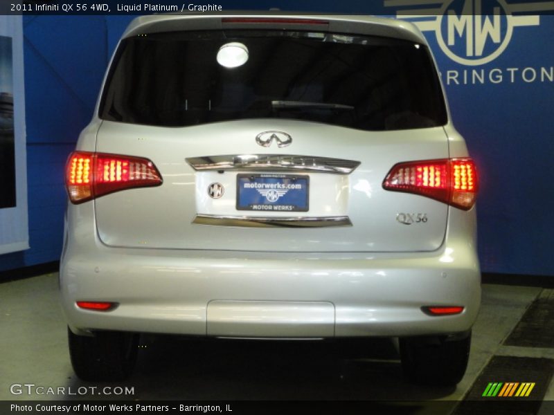 Liquid Platinum / Graphite 2011 Infiniti QX 56 4WD