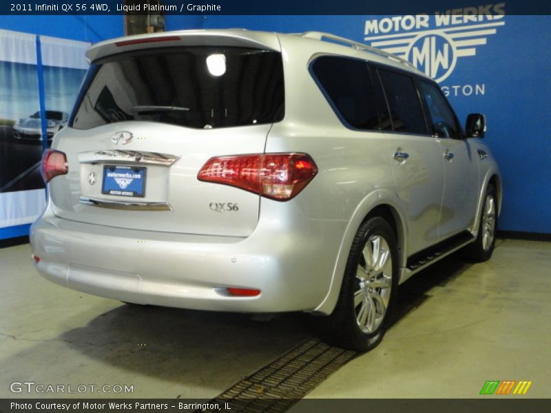Liquid Platinum / Graphite 2011 Infiniti QX 56 4WD