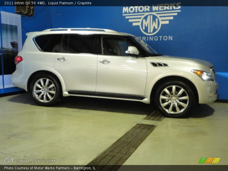Liquid Platinum / Graphite 2011 Infiniti QX 56 4WD