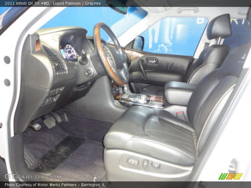 Liquid Platinum / Graphite 2011 Infiniti QX 56 4WD