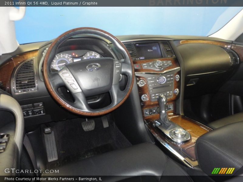 Liquid Platinum / Graphite 2011 Infiniti QX 56 4WD