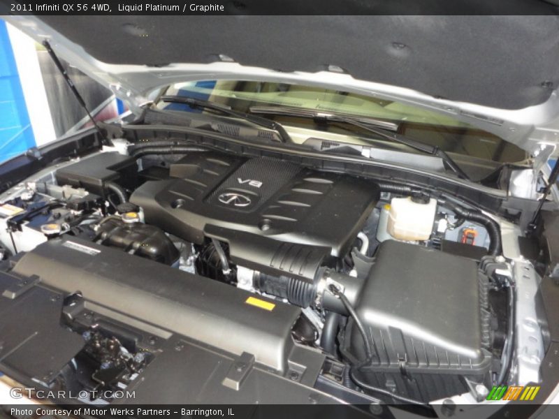 Liquid Platinum / Graphite 2011 Infiniti QX 56 4WD
