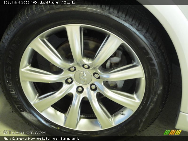 Liquid Platinum / Graphite 2011 Infiniti QX 56 4WD