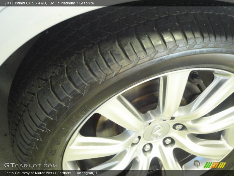 Liquid Platinum / Graphite 2011 Infiniti QX 56 4WD