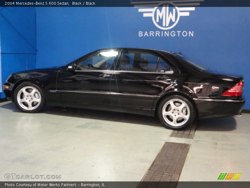 Black / Black 2004 Mercedes-Benz S 600 Sedan