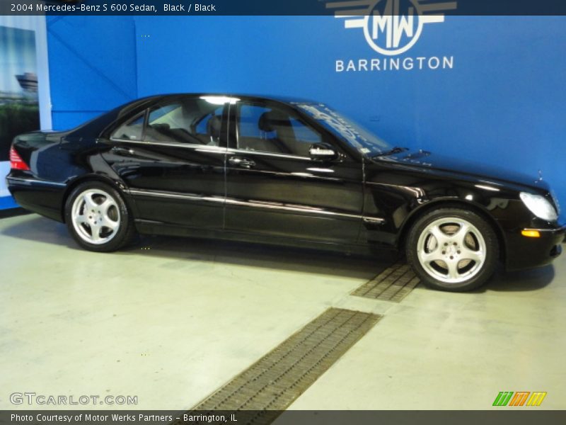 Black / Black 2004 Mercedes-Benz S 600 Sedan