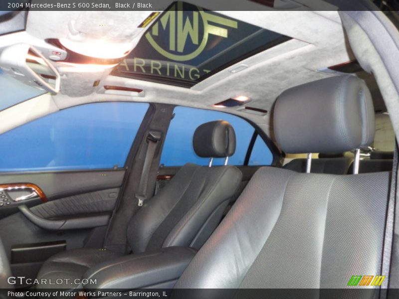 Black / Black 2004 Mercedes-Benz S 600 Sedan