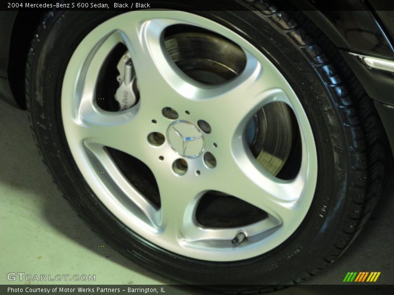 Black / Black 2004 Mercedes-Benz S 600 Sedan