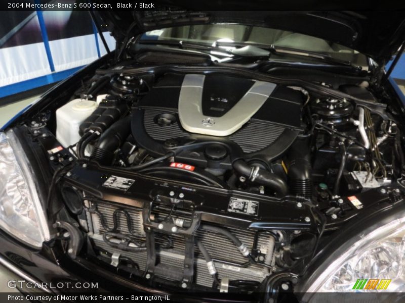  2004 S 600 Sedan Engine - 5.5 Liter Twin-Turbocharged SOHC 36-Valve V12