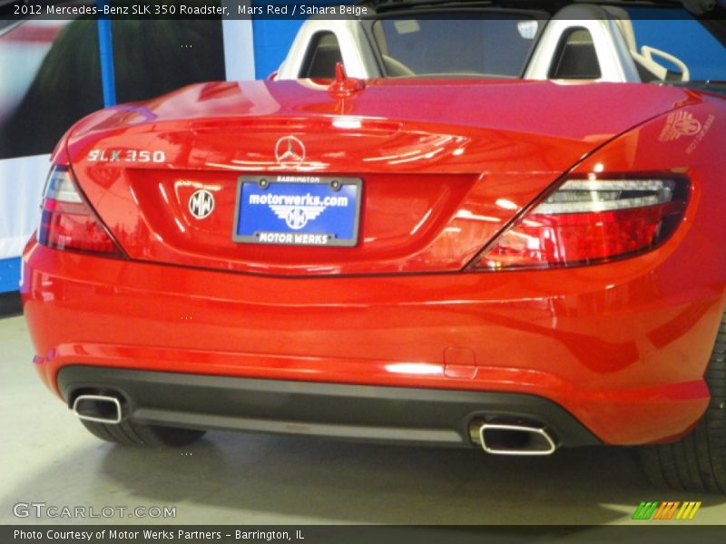 Mars Red / Sahara Beige 2012 Mercedes-Benz SLK 350 Roadster