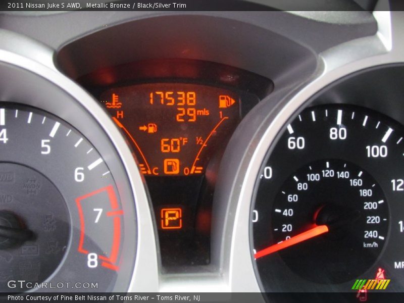 Metallic Bronze / Black/Silver Trim 2011 Nissan Juke S AWD