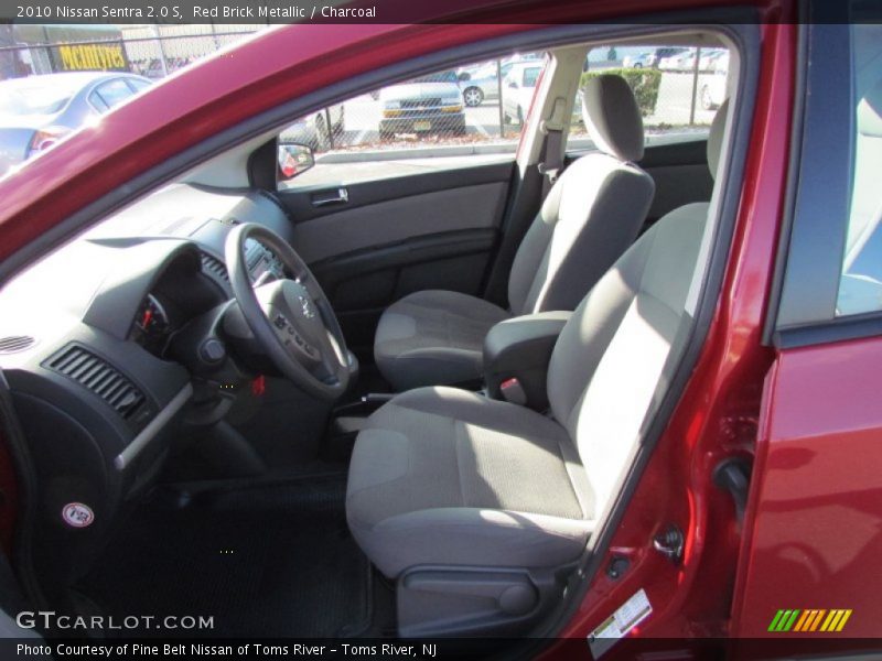 Red Brick Metallic / Charcoal 2010 Nissan Sentra 2.0 S