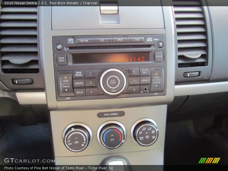 Red Brick Metallic / Charcoal 2010 Nissan Sentra 2.0 S