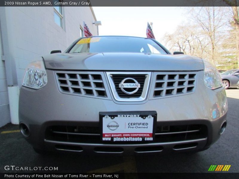 Gotham Gray / Gray 2009 Nissan Rogue S AWD