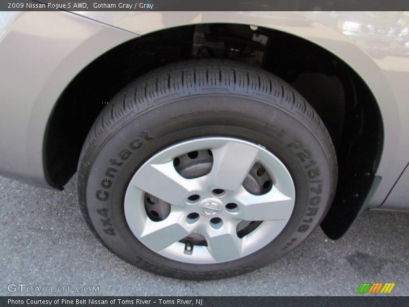 Gotham Gray / Gray 2009 Nissan Rogue S AWD