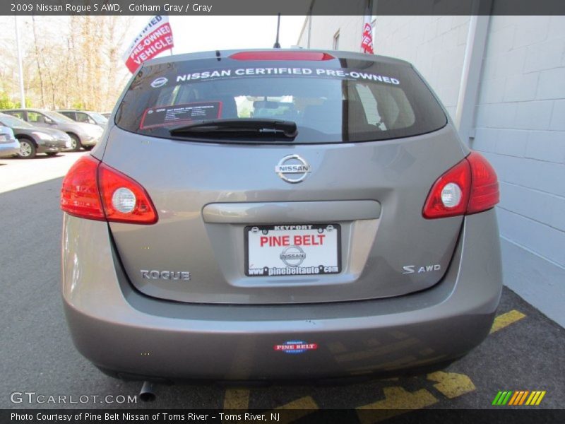 Gotham Gray / Gray 2009 Nissan Rogue S AWD