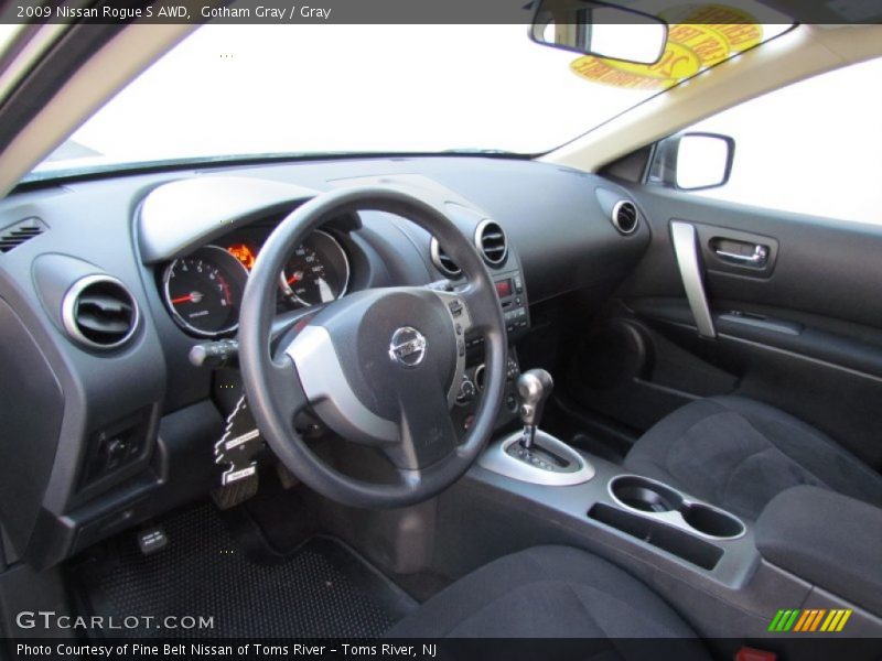 Gotham Gray / Gray 2009 Nissan Rogue S AWD