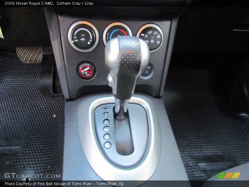 Gotham Gray / Gray 2009 Nissan Rogue S AWD