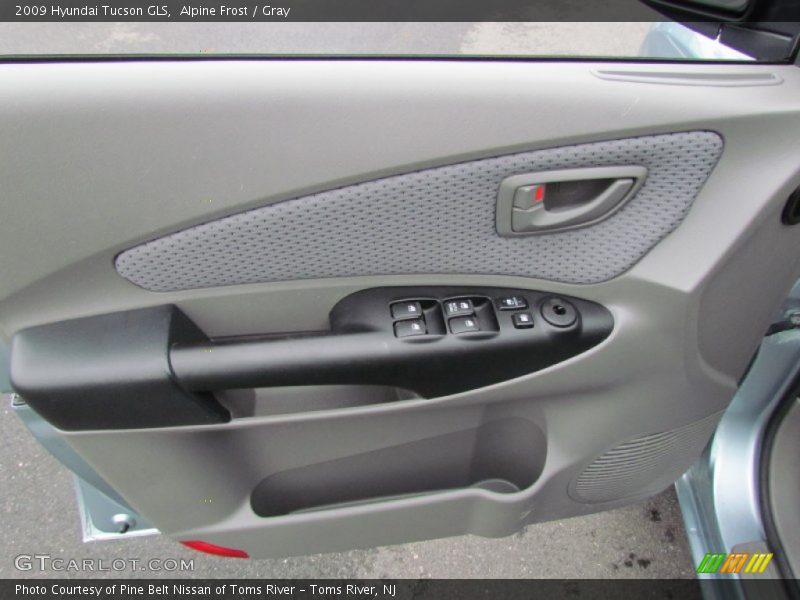 Alpine Frost / Gray 2009 Hyundai Tucson GLS