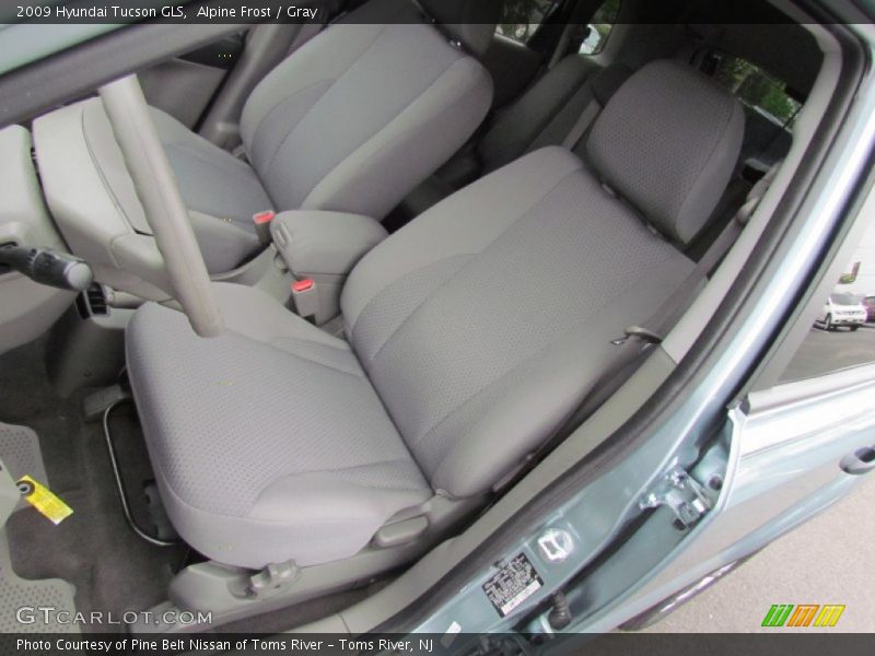 Alpine Frost / Gray 2009 Hyundai Tucson GLS